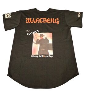 NKOTB Donnie Wahlberg Blockhead Ealer Baseball Jersey Shirt GOAT Magic Unisex Lg